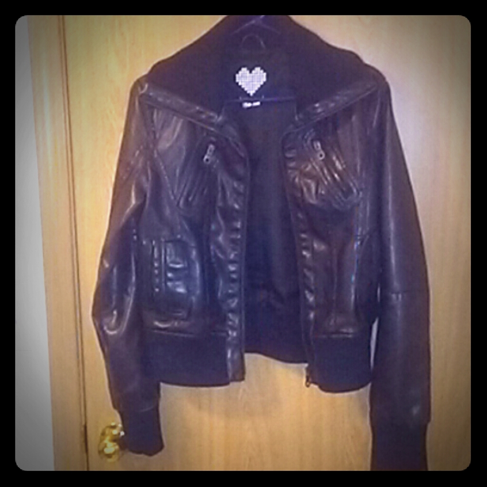 Women's leather jacket